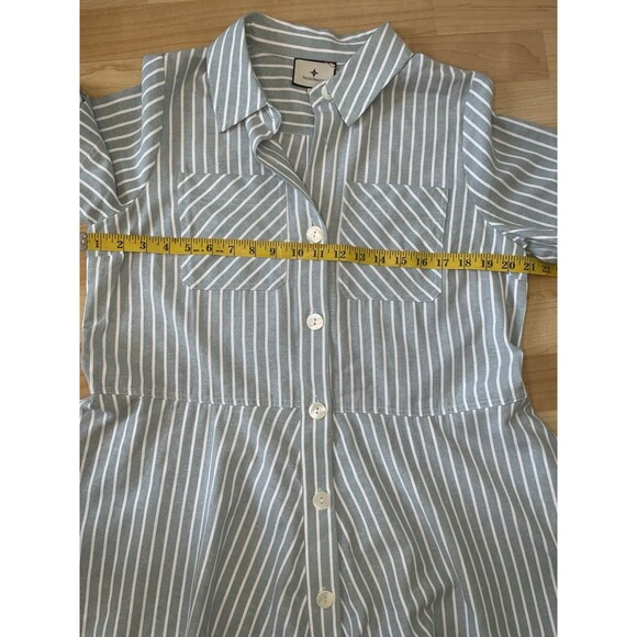 Tuckernuck Striped Mini Dress in Blue and White - Picture 10 of 13